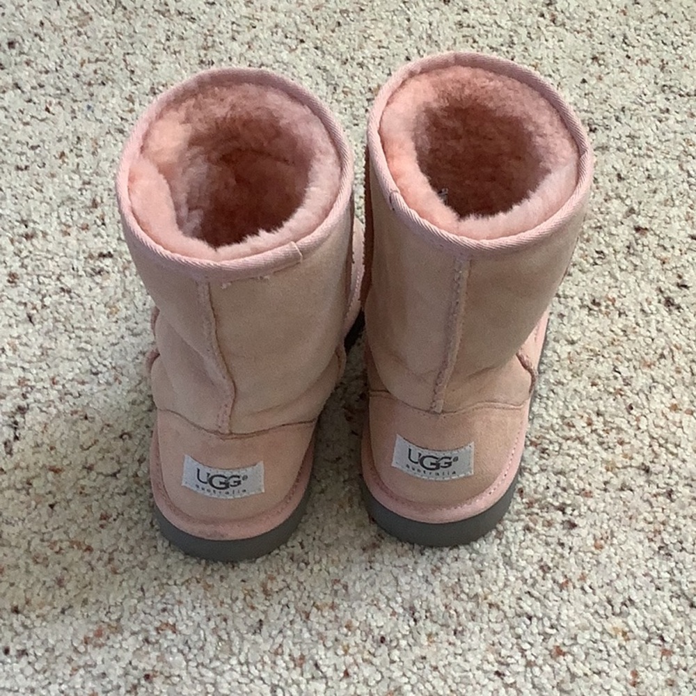 Pink Suede Ugg Women's Boots size 6 - Picture 2 of 5